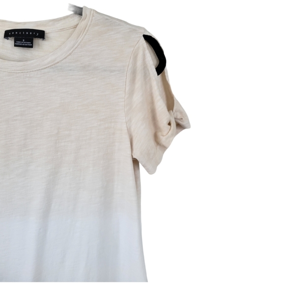 SANCTUARY So Twisted Tee Summer Casual Tunic Mini Dress Coral Ombre Sz S - Picture 5 of 10